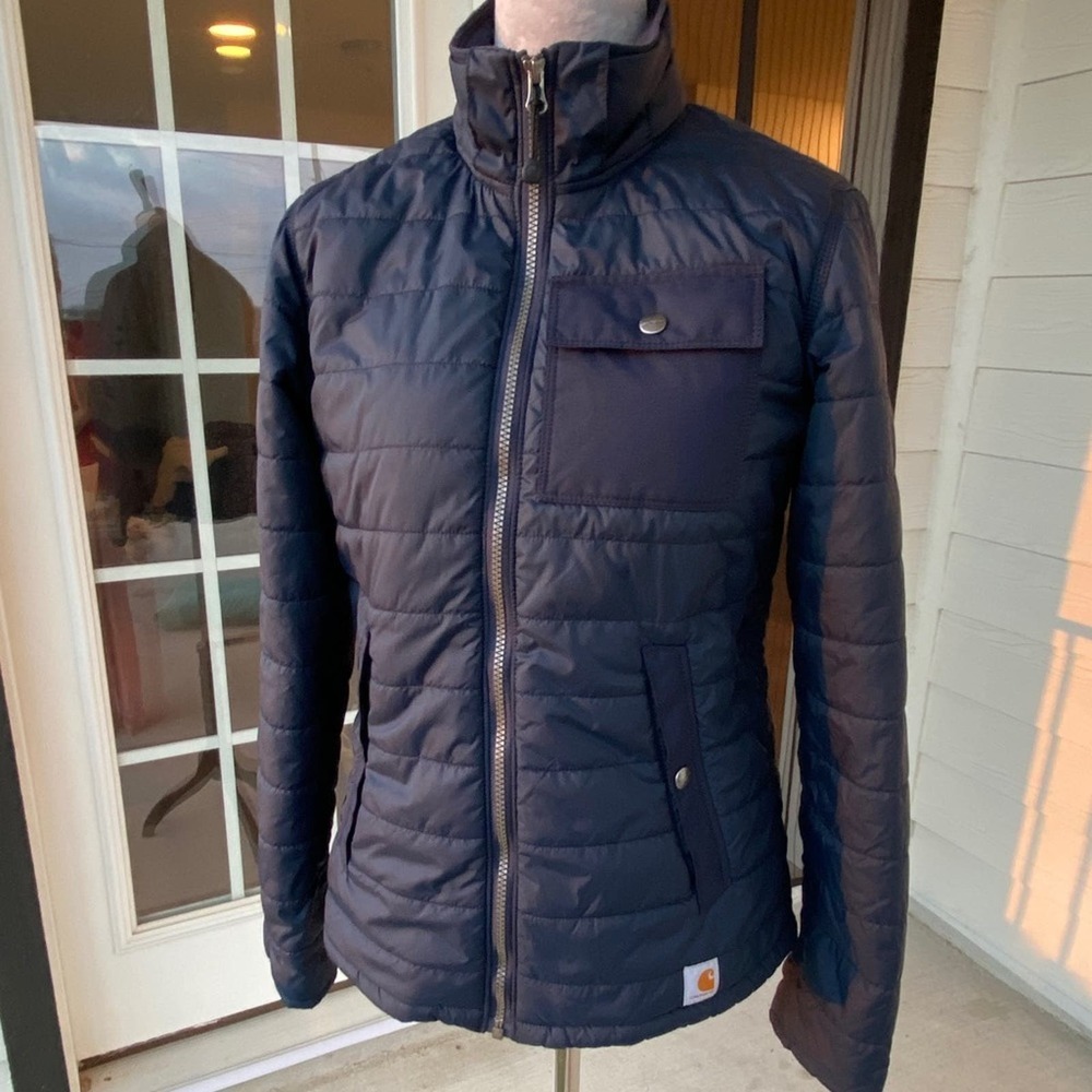 Awesome Carhartt Amoret Blue Puffer Jacket